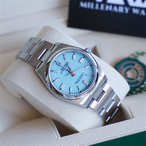 rolex op blue 36|Rolex oyster perpetual 36mm turquoise.